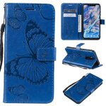 Flip etui pour nokia 7. 1 plus flip kickband couverture magn�tique couverture antichoc avec support de ...