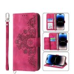 Flip etui pour nokia c12 bracelet en relief antichoc plusieurs emplacements pour cartes de cr�dit - rouge ...