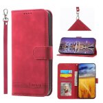 Flip etui pour nokia g21 bracelet fentes pour cartes cash poche premium fermeture magn�tique - rouge