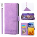 Flip etui pour nokia g22 premium cash poche fentes pour cartes fermeture magn�tique bracelet - violet ...