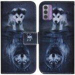 Flip etui pour nokia g42 fermeture magnétique portefeuille fentes pour cartes peint cuir pu - c7 Flip etui pour nokia g42 fermeture magnétique portefeuille fentes pour cartes peint cuir pu - c7