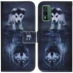 Flip etui pour nokia xr21 cuir pu fentes pour cartes fermeture magnétique portefeuille peint - c7 Flip etui pour nokia xr21 cuir pu fentes pour cartes fermeture magnétique portefeuille peint - c7