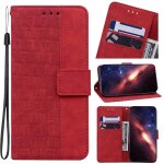 Flip etui pour oneplus ace 3 pro flip folio portefeuille couverture cuir pu premium gomtrique en relief ...