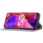 Flip etui pour oppo a93s 5g protection antichoc etui portefeuille cuir pu bicelle fermeture magn�tique ...