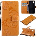 Flip etui pour samsung galaxy a01 core couverture magn�tique flip kickband cuir pu couverture antichoc ...