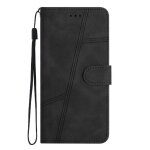 Flip etui pour samsung galaxy s22 plus sangle de poignet portefeuille en cuir pu porte - fentes pour ...