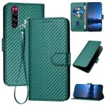 Flip etui pour sony xperia 2 avec sangle dtachable cuir premium avec fente pour carte et bquille surface ...