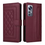 Flip etui pour xiaomi 12 / 12x simple entreprise portefeuille antichoc etui en cuir couverture rabotant ...