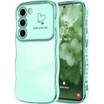 Fyyrd - coque compatible avec samsung galaxy s23 motif coeur housse portable forme ondule boucle avec ...