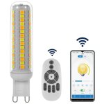 G9 led ampoule 550 - 650lm ampoule intelligente ampoule sans scintillement lumi�res dimmables avec t�l�command ...