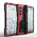 Gangxun etui pour en mtal samsung galaxy z fold 5 support robuste de devoir protection de charnire ...