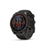Garmin fenix 8 sapphire amoled titane 47mm carbon gray gris