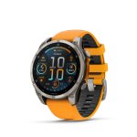 Garmin fenix 8 sapphire amoled titane 47mm graphite gris