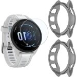 Compatible avec garmin garmin forerunner 165 ecran protecteur (4 pi�ces) et coque protection (2 pi�ces), ...