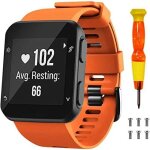 Pour garmin forerunner 35 strap / garmin approach s10 bracelet de montre de remplacement en silicone ...