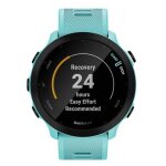 Garmin forerunner 55 - vert aqua - montre de sport avec bracelet - silicone - vert aqua - affichage 1. ...