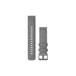 Garmin heathered black nylon - quick fit - 20mm - fenix 5s / 5s plus / fenix 6s noir