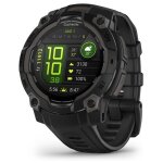 Garmin instinct 3 amoled 45 mm - noir avec bracelet silicone noir - gps (010 - 02936 - 00)