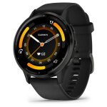Garmin venu 3 amoled 45 mm - noir avec bracelet silicone noir et gris - wifi gps (010 - 02784 - 01)