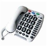 Geemarc - amplipower50 - telephone filaire - blanc