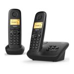 Gigaset a270a duo - téléphone sans fil - système de répondeur avec id d'appelant - dectgap - noir + combiné ... Gigaset a270a duo - téléphone sans fil - système de répondeur avec id d'appelant - dectgap - noir + combiné ...