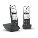 Gigaset a690 duo téléphone analogique identification de l'appelant noir, argent Gigaset a690 duo téléphone analogique identification de l'appelant noir, argent