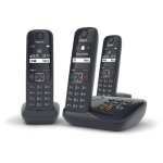 Gigaset as690a trio - tlphone sans fil - systme de rpondeur avec id d'appelant - eco dectgap - blanc ...