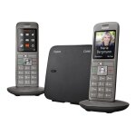 Gigaset cl660 duo - tlphone sans fil avec id d'appelant - eco dectgap + combin supplmentaire