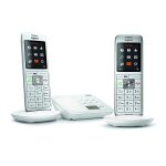 Gigaset cl660a duo - t�l�phone sans fil - syst�me de r�pondeur avec id d'appelant - eco dectgap + combin� ...