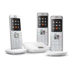 Gigaset cl660a trio - téléphone sans fil - système de répondeur avec id d'appelant - dectgap - blanc ... Gigaset cl660a trio - téléphone sans fil - système de répondeur avec id d'appelant - dectgap - blanc ...