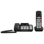 Gigaset dl780 plus t�l�phone analog / dect identification de l'appelant noir