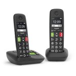 Gigaset e290a duo t�l�phone analog / dect identification de l'appelant noir