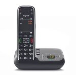 Gigaset e720a - tlphone sans fil - systme de rpondeur avec id d'appelant - eco dectgap - noir