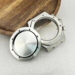 Gmogar noir argent modifi 41mm accessoires de montre 31. 8mm cadran pour vk63 vk64 botier de mouvement ...