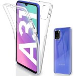 Gnews coque pour samsung a31 housse, transparent silicone tpu case intgral 360 degres full body protection ...