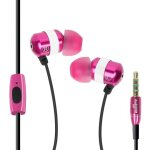 Gogroove audiohm hf ecouteurs rose - pink intra auriculaires kit pi�ton micro main libre smartphone, ...