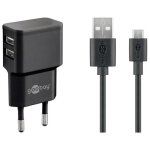 Goobay 44984 chargeur d'appareils mobiles universel noir secteur int�rieure