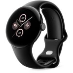 Google pixel watch 2 gps - botier aluminium 41 mm noir volcanique - bracelet s / l