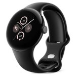 Google pixel watch 2 gps + cellular - bo�tier aluminium 41 mm noir volcanique - bracelet s / l