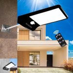 Gothicana by empmasled lampe solaire exterieur dtecteur de mouvement avec tlcommande i 3 modes intelligents ...