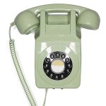 Gpo 746 wall vert - tlphone mural rtro bouton poussoir