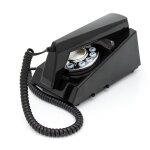 Gpo trim noir - tlphone vintage bouton poussoir