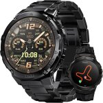 Gps montre connecte homme - 480mah batterie de grande capacit 50m etanche, boussole altimtre appel ...