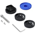 Gps mount bracket compatible with garmin edge / bryton rider / cateye - 1 x bicycle handlebar headset ...