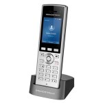 Grandstream networks wp822 t�l�phone fixe noir, argent 2 lignes lcd wifi