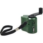 Green - kit de survie, manivelle usb, manuel, dynamo, chargeur d39urgence pour mp4, tlphone portable, ...