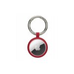 Groenland - airtag key ring - candy apple red