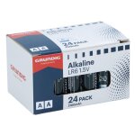 Grundig piles aa ¿ piles alcalines 1, 2v 2100mah ¿ 24x piles aa pour télécommandes, horloges, jouets ... Grundig piles aa ¿ piles alcalines 1, 2v 2100mah ¿ 24x piles aa pour télécommandes, horloges, jouets ...