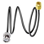 Gueb - cble de raccordement bnc vers sma prise mle bnc vers cble d'extension sma mle rg58 3. 3ft ...