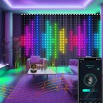 Guirlande lumineuse led intelligente 3m x 3m pour décoration de noël Guirlande lumineuse led intelligente 3m x 3m pour décoration de noël